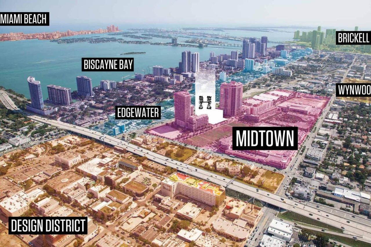 Modern 1 Bedroom Midtown Miami With Free Parking מראה חיצוני תמונה